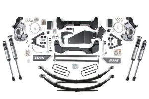 BDS194FS | BDS Suspension 6 Inch Lift Kit For Chevrolet / GMC K1500 / K2500 6 Lug 4WD | Rear Leaf Springs | Fox 2.0 Performance Series Shocks