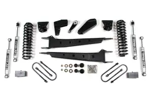 BDS502H | BDS Suspension 4 Inch Lift Kit With Radius Arm For Ford F-100 / F-150 4WD | Rear 2 Inch Block Kit | NX2 Nitro Series Shocks