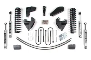 BDS509H | BDS Suspension 6 Inch Lift Kit For Ford F-100 / F-150 4WD | Rear 4 Inch Block Kit With Add-A-Leaf | NX2 Nitro Series Shocks