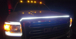 Recon Truck Accessories - 264001AMS | Recon DRL Hood Light with Start-up Sequence in AMBER - 59" Length - Image 4
