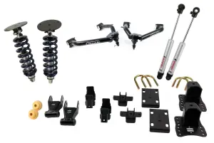 11710116 | Ridetech Performance Lowering System For Chevrolet Silverado / GMC Sierra 1500 | 4WD | With OE Stamped Steel or Aluminum Arms