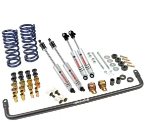 11535008 | Ridetech StreetGRIP Suspension System For Chevrolet Corvette | RQ-S Series Shocks | NOT Including Steel Leaf Springs