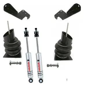 11051013 | Ridetech Front CoolRide Air Spring & Shock Kit For Chevrolet Impala with Stock Arms | RQ-S Series Shocks
