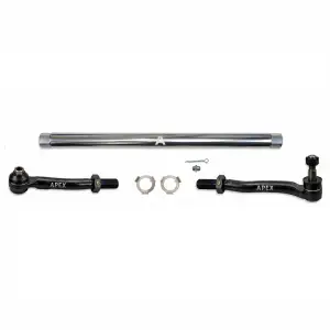 KIT362-POL | Apex Chassis ProLock Tie Rod Kit For Ford F-450/F-550 Super Duty 4WD | 7075-T6 Polished Aluminum