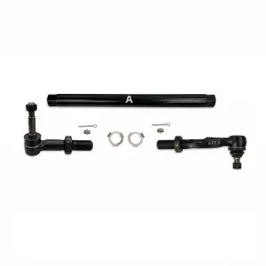 KIT361-BLK | Apex Chassis ProLock Drag Link Kit For Ford F-450/F-550 Super Duty 4WD | 7075-T6 Anodized Black Aluminum