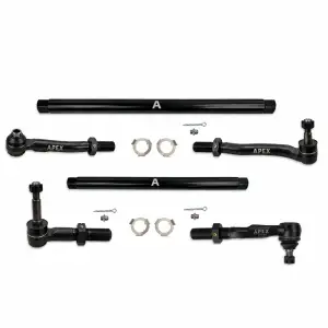 Apex Chassis - KIT365-BLK | Apex Chassis ProLock Steering Kit For Ford F-450/F-550 Super Duty 4WD | 7075-T6 Anodized Black Aluminum - Image 1