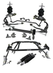 12280294 | Ridetech Complete Air Suspension System For Ford Falcon | Hub Spindle | Double Bar Adjustment