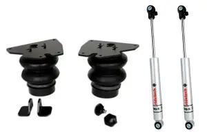 11331013 | Ridetech Front CoolRide Air Spring and Shock Kit For Chevrolet C10 / GMC C15 | With Stock Arms | RQ-S Series Shocks