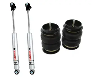 11334013 | Ridetech Rear CoolRide Air Spring and Shock Kit For Chevrolet C10 / GMC C15 | With Stock Arms | RQ-S Series Shocks