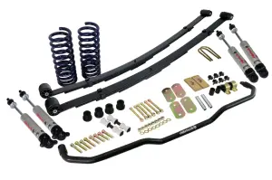 11165022 | Ridetech StreetGRIP Suspension System for Chevrolet Camaro / Pontiac Firebird | Small Block | NOT Including Ball Joints & Bushings | HQ Series Shocks | Steel Leaf Springs