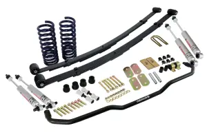 11165024 | Ridetech StreetGRIP Suspension System for Chevrolet Camaro / Pontiac Firebird | Small Block | NOT Including Ball Joints & Bushings | RQ-S Series Shocks | Steel Leaf Springs