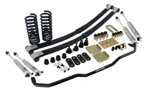 11165113 | Ridetech StreetGRIP Suspension System for Chevrolet Camaro / Pontiac Firebird | Big Block | Including Ball Joints & Bushings | RQ-S Series Shocks | Composite Leaf Springs