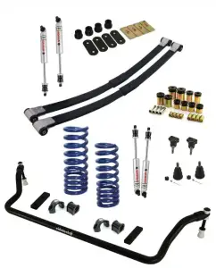 11175013 | Ridetech StreetGRIP Suspension System For Chevrolet Camaro / Pontiac Firebird |  Including Ball Joints & Bushings | RQ-S Series Shocks | Composite Leaf Springs