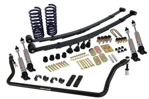 11175020 | Ridetech StreetGRIP Suspension System For Chevrolet Camaro / Pontiac Firebird | Including Ball Joints & Bushings | HQ Series Shocks | Steel Leaf Springs