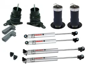 11220196 | Ridetech Front and Rear Air Suspension System For GM A-Body | RQ-S Series Shocks